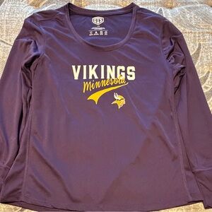 Purple Vikings Long Sleeve Shirt